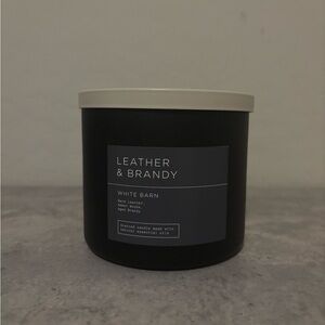 Leather & Brandy 3-Wick Candle